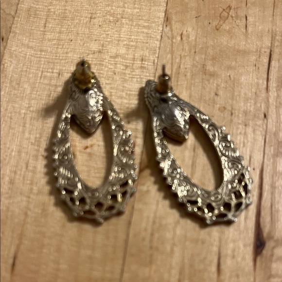 Goldtone Pierced Earrings Bundle- 4 pair - Picture 3 of 9